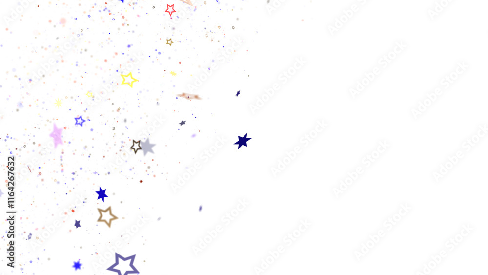 Colorful Confetti Explosion on Black Background Colorful Confetti Explosion on Black Background