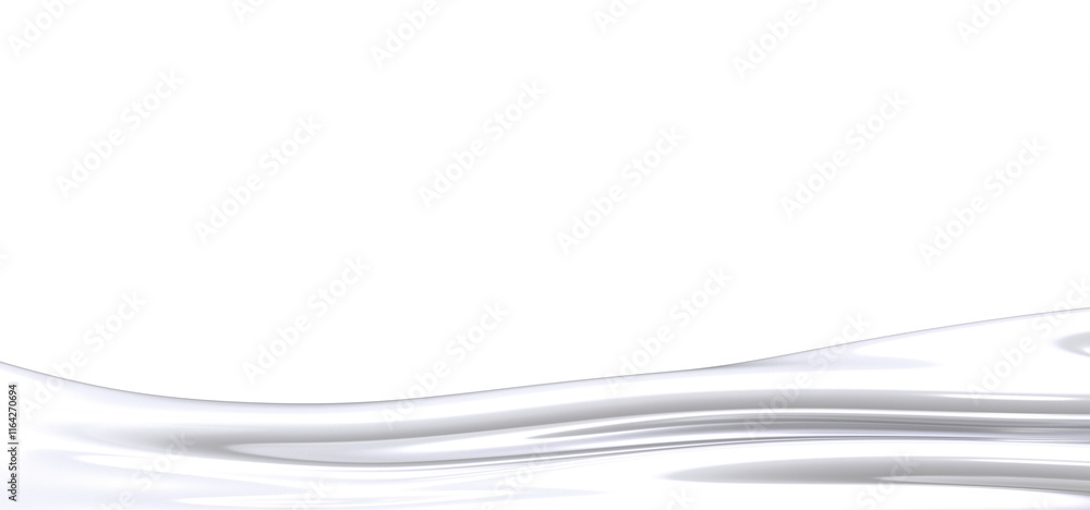Obraz premium Abstract White Liquid