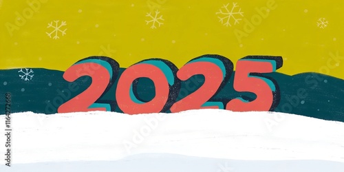 2025 New Year is pure 2025 in New Year's style.