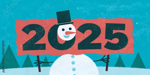 2025 New Year is pure 2025 in New Year's style.