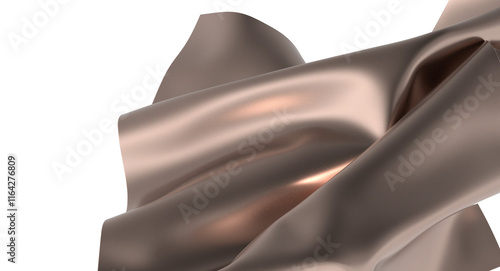Abstract Satin Fabric