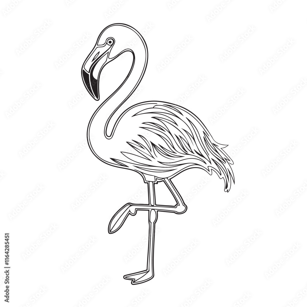 Obraz premium Simple, Easy, and Large Print Designs for Adults and Kids. Bold and easy coloring page