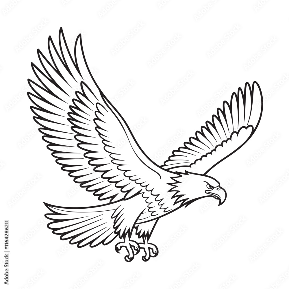 Obraz premium Simple, Easy, and Large Print Designs for Adults and Kids. Bold and easy coloring page