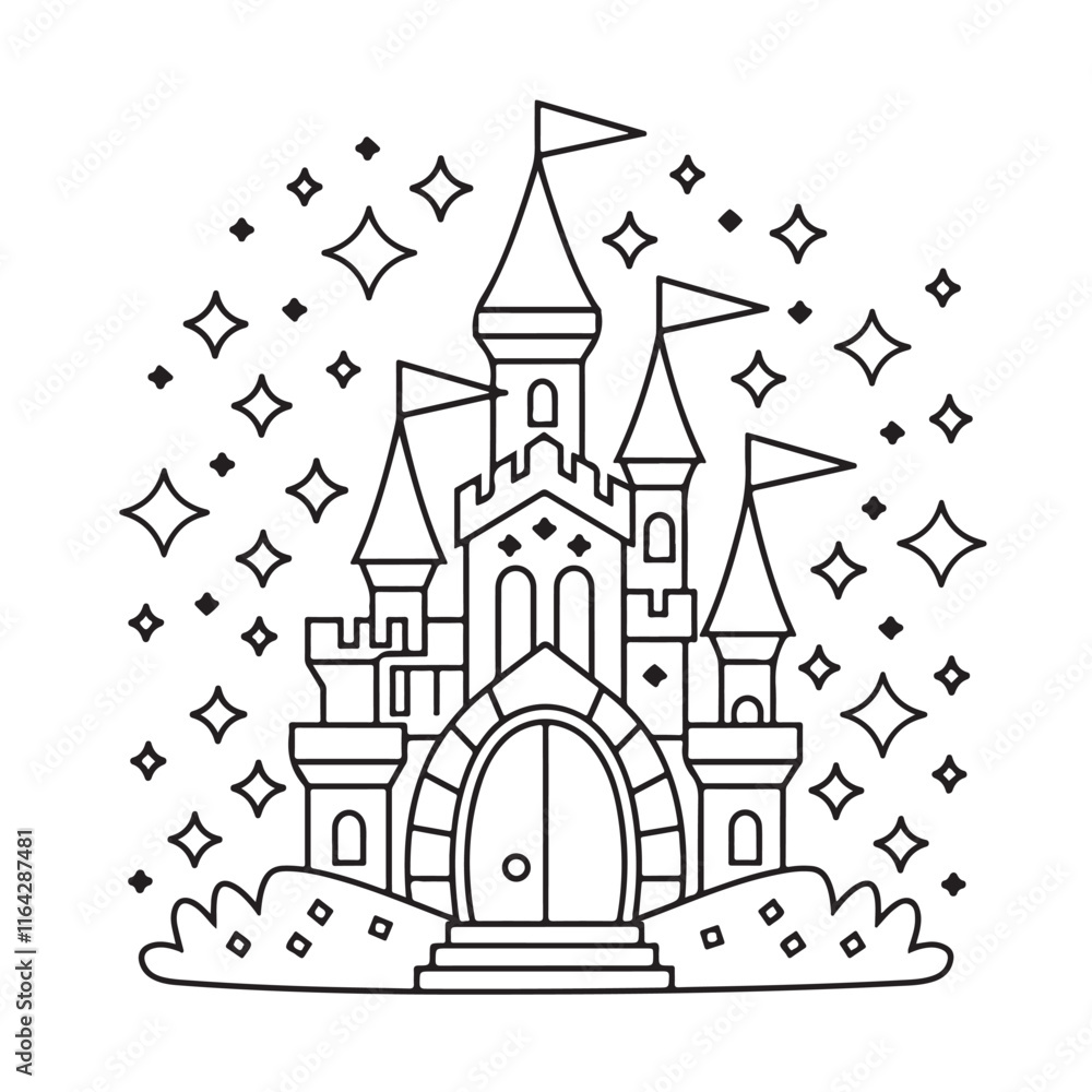Simple, Easy, and Large Print Designs for Adults and Kids. Bold and easy coloring page Simple, Easy, and Large Print Designs for Adults and Kids. Bold and easy coloring page