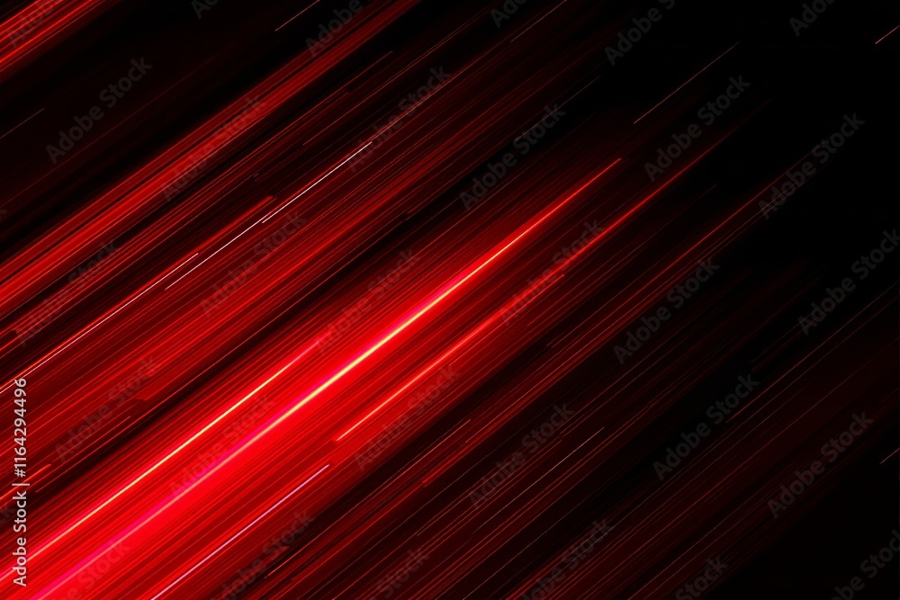 Abstract red light streaks diagonally over black background. Abstract red light streaks diagonally over black background.