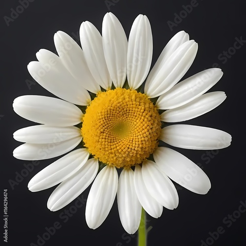 Chamomile German herb with blossoms isolated