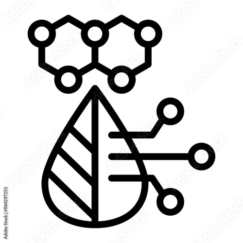 Biomimetic Vector Line Icon Design