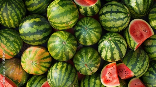 watermelon seamless pattern wallpaper
