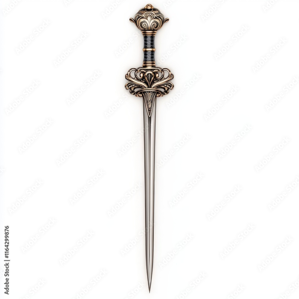 An ornate dagger with intricate designs, symbolizing power and tradition in various cultures. An ornate dagger with intricate designs, symbolizing power and tradition in various cultures.