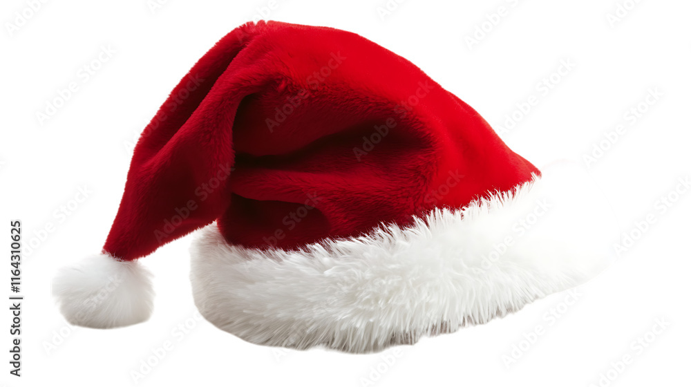 santa claus hat isolated isolated on white background santa claus hat isolated isolated on white background