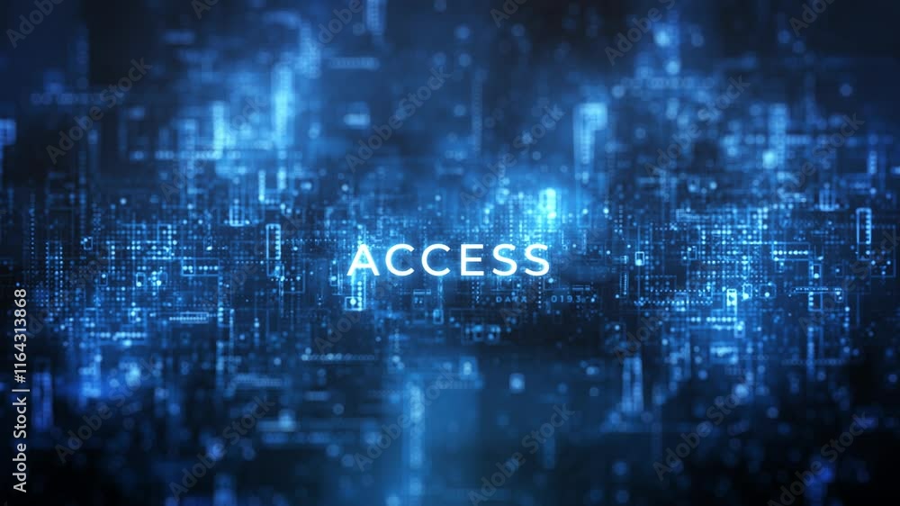 Digital Data Screen Words Access. Digital Data Screen Words Access.