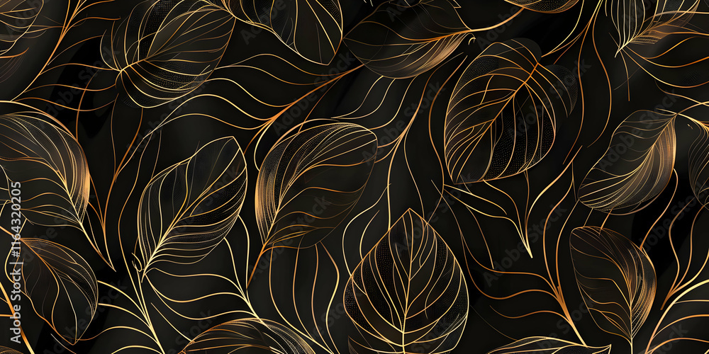 seamless pattern with leaves seamless pattern with leaves