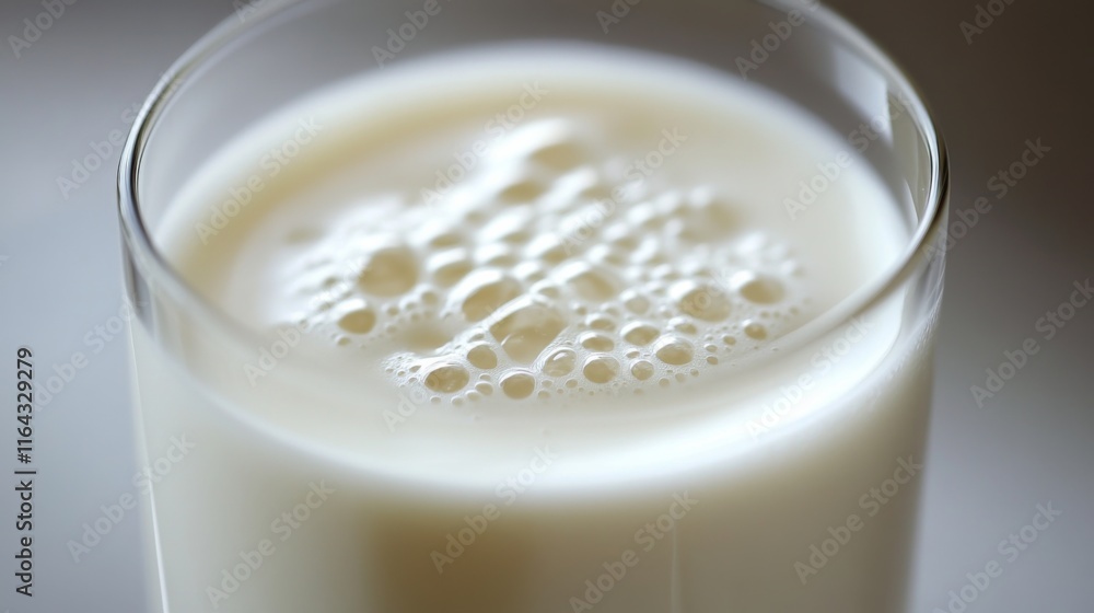 Close-Up of Milk with High-Contrast Ambient Lighting Close-Up of Milk with High-Contrast Ambient Lighting