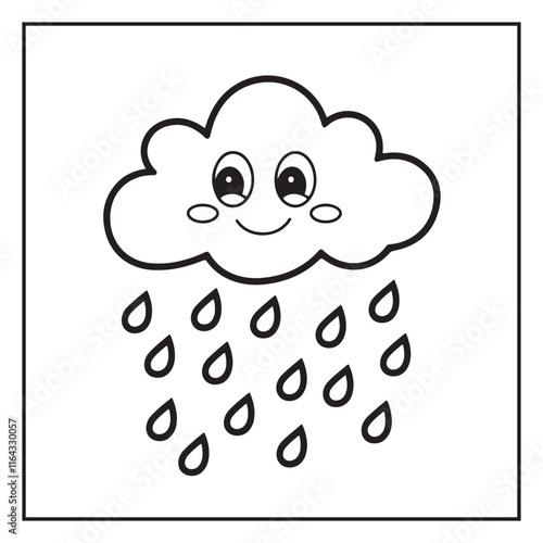 Obraz na płótnie Bold and Easy Valentine's Day Coloring Page For Kids and Adults