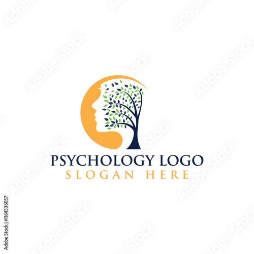 Psychology logo Real Estate Logo, house and building icon set .design template vector illustration | Black and Gold Real Estate Image on White Background. Flat Vector Logo Design Template Element photo