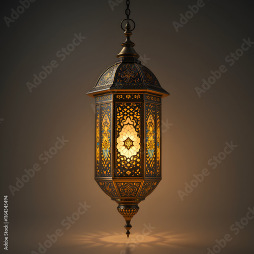 Ramadan lantern luxury islamic background. Decoration for ramadan kareem, mawlid, iftar, isra miraj, eid al fitr adha and muharram photo