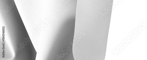 A close-up shot of white fa...