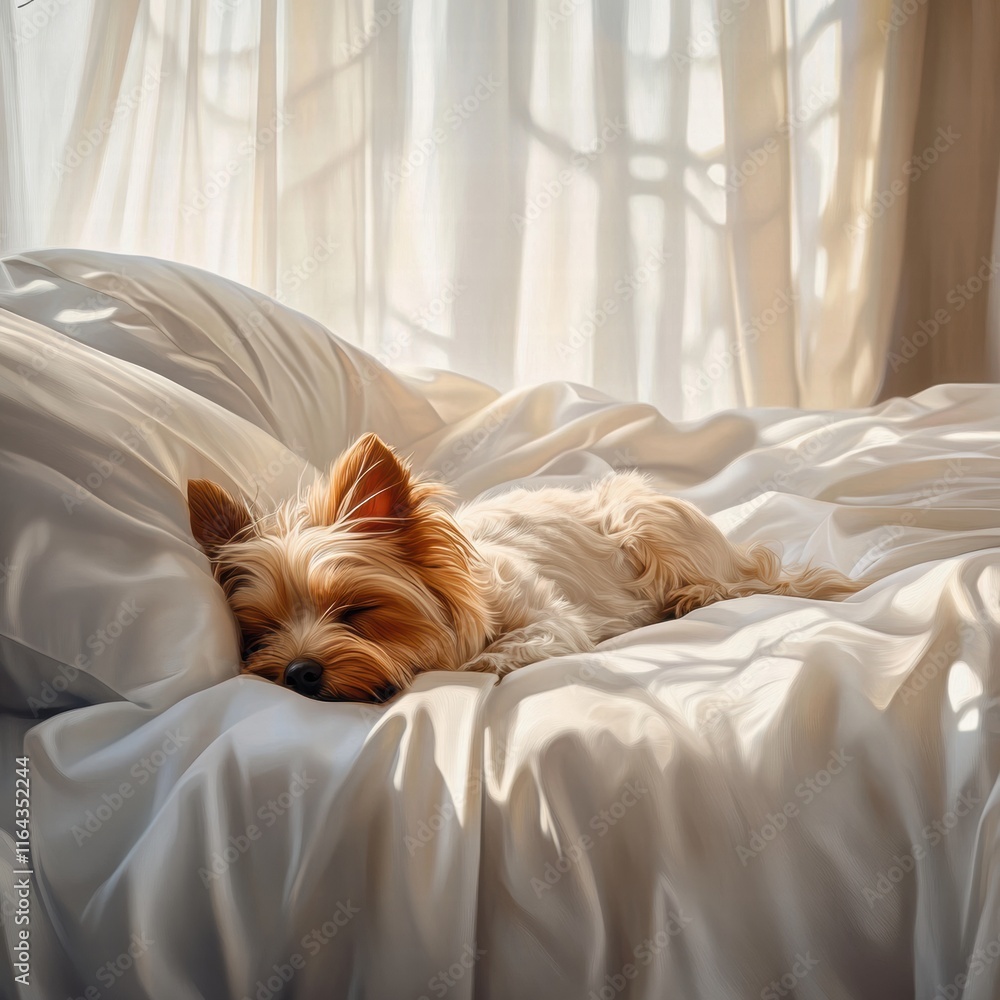 Beautiful flower bouquet wrapped in kraft paper on a soft surface with ample copy space for text. Generative AI