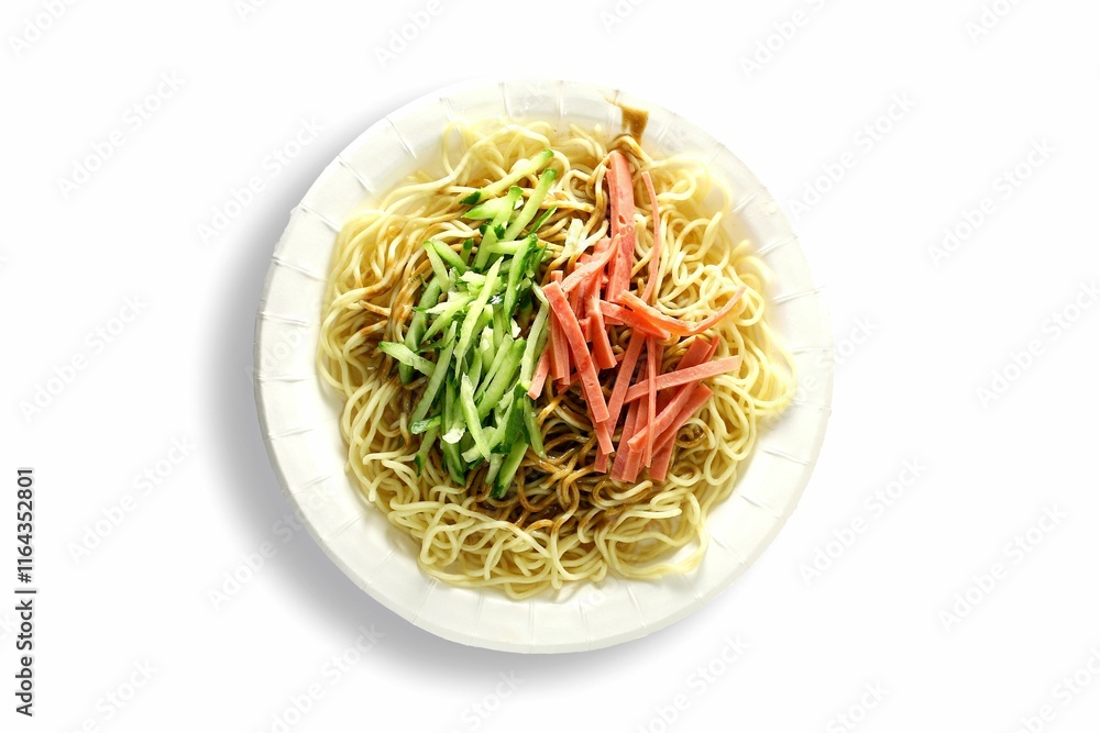 Cold noodles with soy sauce and sesame paste Cold noodles with soy sauce and sesame paste