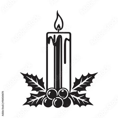  Candelabras Day vector silhouette illustration