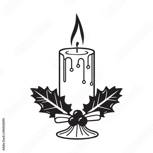  Candelabras Day vector silhouette illustration