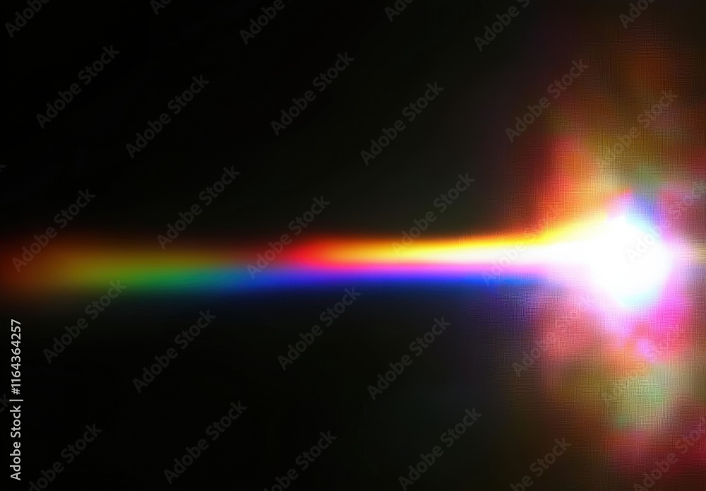 Abstract Colorful Light Spectrum Graphic Abstract Colorful Light Spectrum Graphic