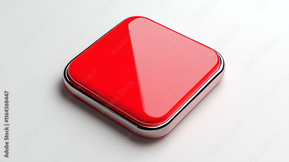 3d red pin button. Round square badge mockup icon. Blank glossy plastic souvenir label isolated. Realistic metal sign for name or product promotion design. Emblem template render for merchandise 3d red pin button. Round square badge mockup icon. Blank glossy plastic souvenir label isolated. Realistic metal sign for name or product promotion design. Emblem template render for merchandise