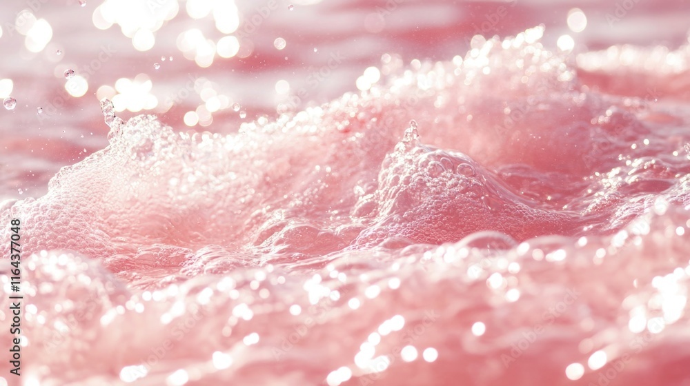 Fototapeta premium A close-up view of a wave in the ocean