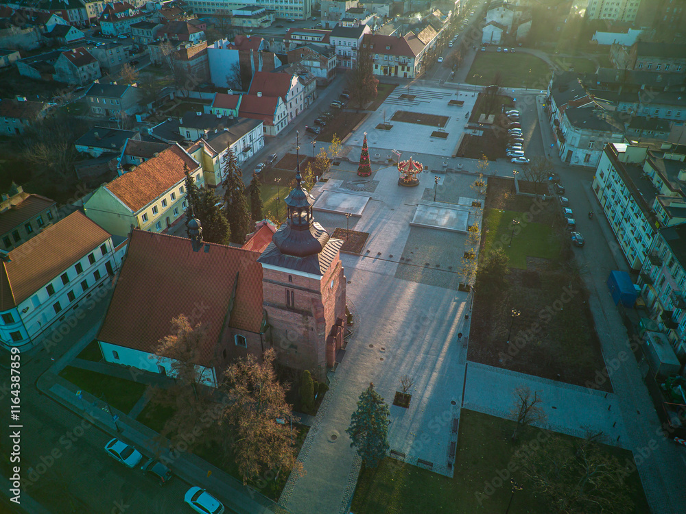City of Wloclawek on the Vistula River, Poland.