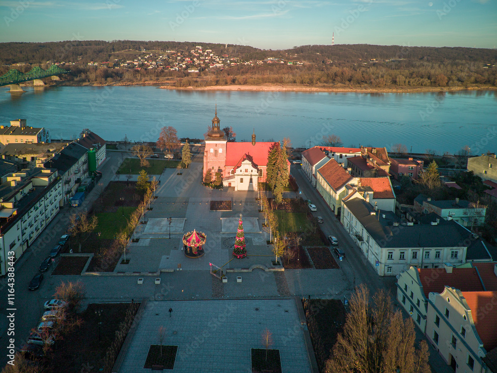 City of Wloclawek on the Vistula River, Poland.