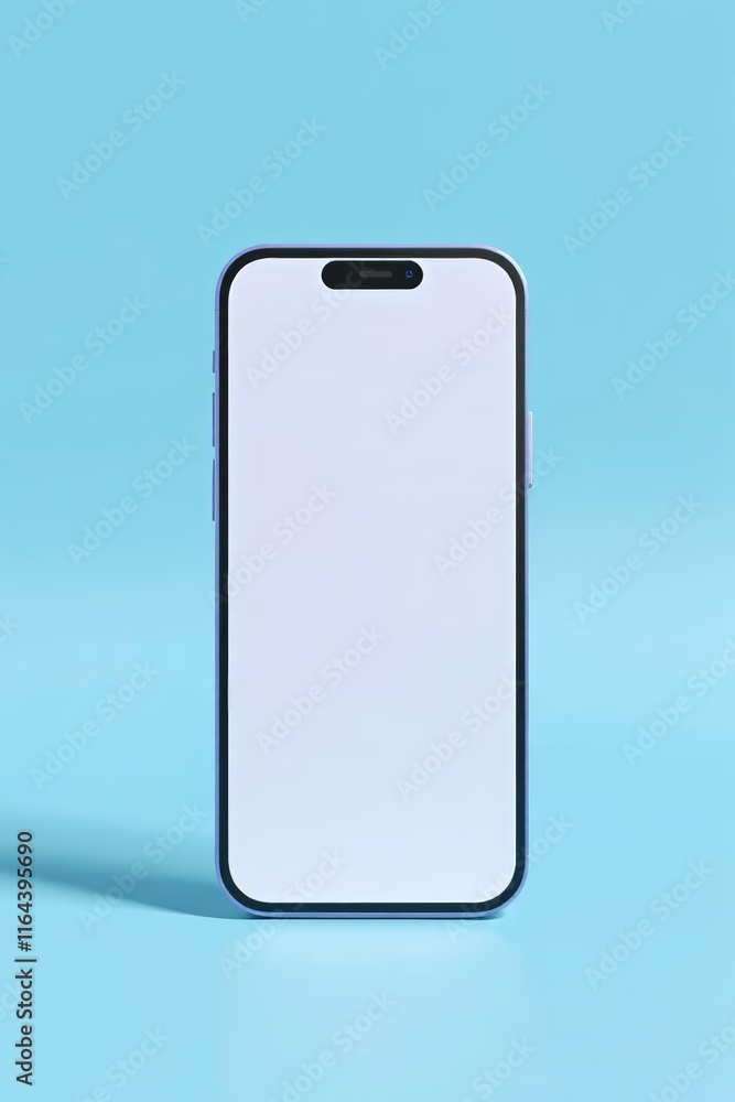 a close up of a white phone on a blue background a close up of a white phone on a blue background