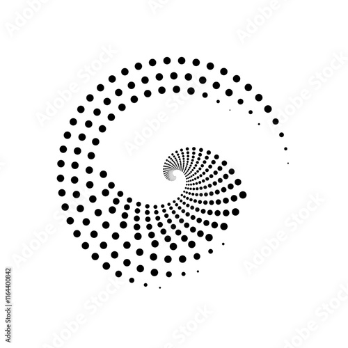golden ration fibonacci pattern for logo icon background web graphic tattoo. vector illustration.