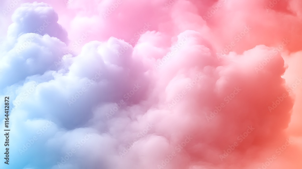 Pastel Cloudscape Soft Hues Dreamy Atmosphere Pastel Cloudscape Soft Hues Dreamy Atmosphere