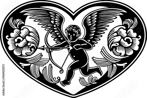 Vector Line Art: Valentine's Sweetheart Survival Box