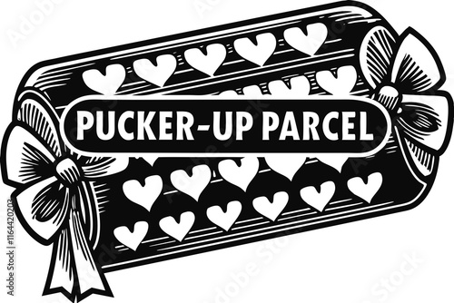 Vector Line Art: Valentine's Sweetheart Survival Box