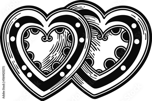 Vector Line Art: Valentine's Sweetheart Survival Box