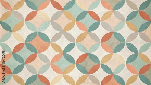 Wallpaper Mural Abstract Geometric Pattern with Earthy Tones and Subtle Texture Torontodigital.ca