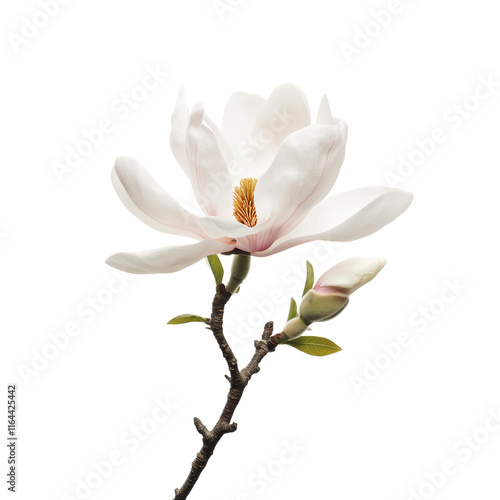 Magnolia felix isolated on white background
