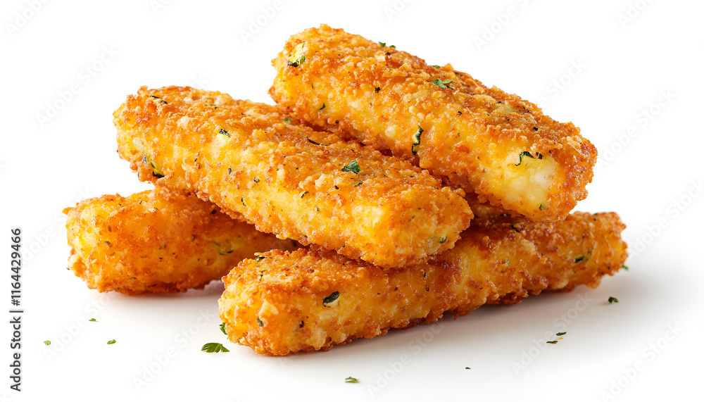Golden fried mozzarella sticks with dipping sauce
Golden fried mozzarella sticks with dipping sauce