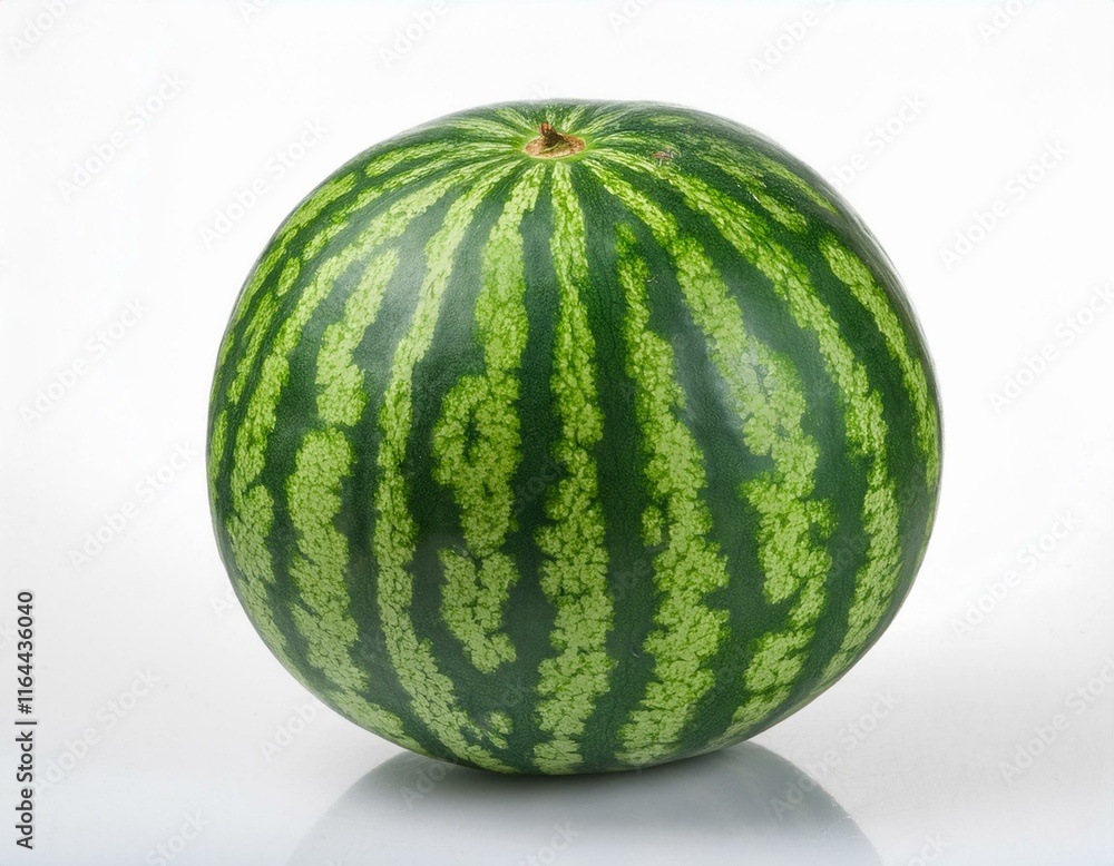 Fresh Watermelon Isolated on White Background Fresh Watermelon Isolated on White Background