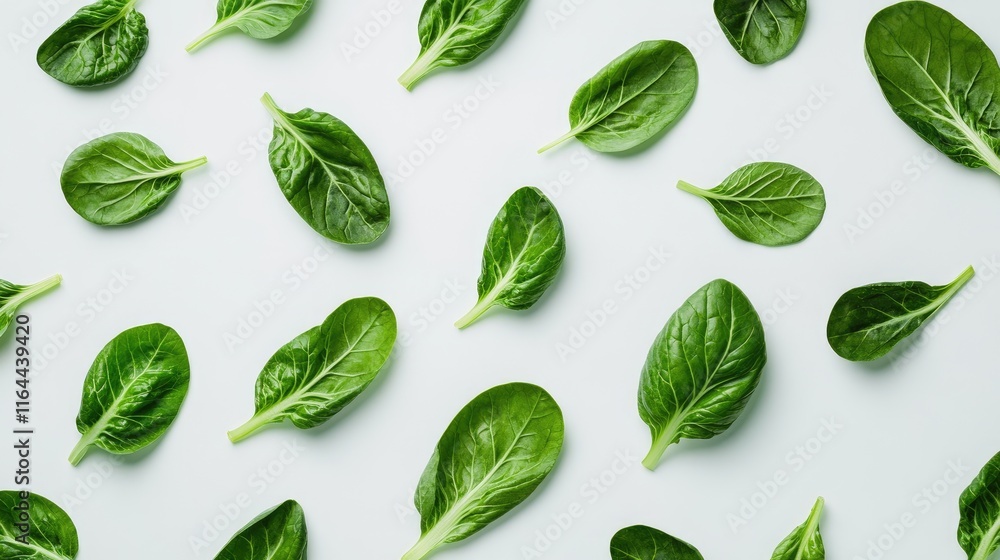 Fresh bok choy leaves arranged on a light background showcasing their vibrant green color and unique textures for culinary or health themes Fresh bok choy leaves arranged on a light background showcasing their vibrant green color and unique textures for culinary or health themes