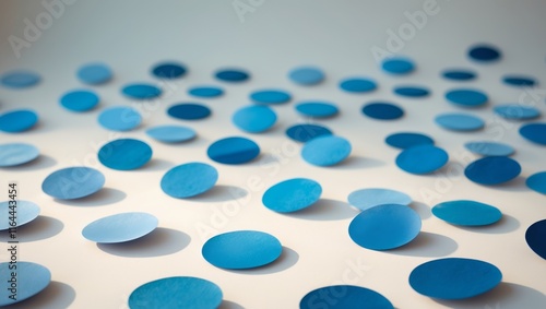 Solid Blue Notes appear as solid blue circles Calming slightly f. photo