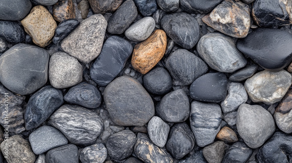 Natural Stone Pebble Textures in Black and Gray Tones for Interior Design and Landscaping Backgrounds Natural Stone Pebble Textures in Black and Gray Tones for Interior Design and Landscaping Backgrounds