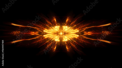 Wallpaper Mural Radial motion blur abstract explosion of bright luminous light beams and rays dazzling glowing burst of energy and technology. Luminiferous. Illustration Torontodigital.ca