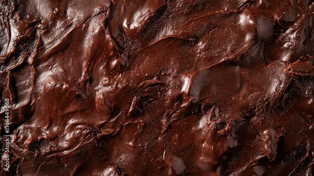 Rich chocolate brownie texture close-up showcasing decadent layers of glossy frosting and fudgy goodness. Ideal for dessert promotions. Rich chocolate brownie texture close-up showcasing decadent layers of glossy frosting and fudgy goodness. Ideal for dessert promotions.