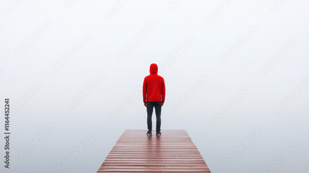 The lonely, A solitary figure stands on a misty pier, gazing out into the distance, capturing a serene and contemplative moment perfect for emotional or atmospheric visuals. The lonely, A solitary figure stands on a misty pier, gazing out into the distance, capturing a serene and contemplative moment perfect for emotional or atmospheric visuals.