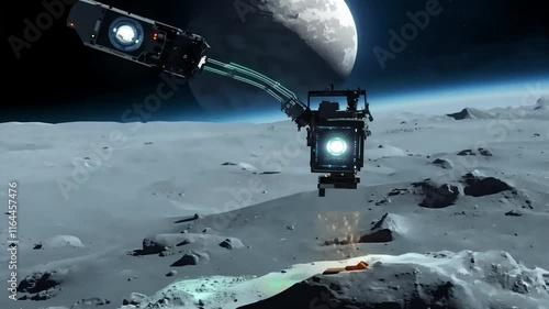 Futuristic AI and Robotization Motion Background | Advanced Technology in Action