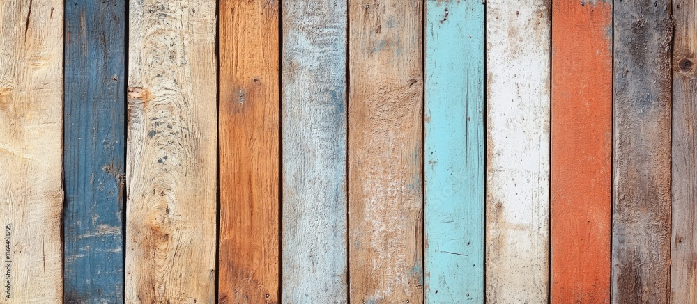 Textured weathered wood grain with vibrant colors showcasing rustic beauty and natural imperfections in a charming wooden backdrop Textured weathered wood grain with vibrant colors showcasing rustic beauty and natural imperfections in a charming wooden backdrop