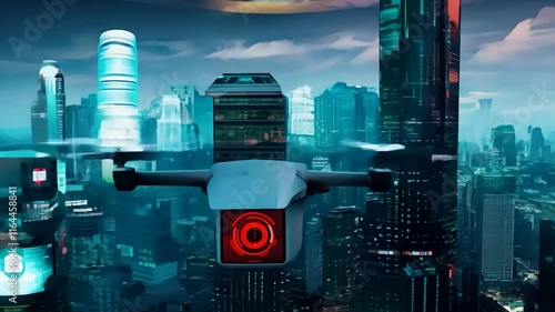 Futuristic AI and Robotization Motion Background | Advanced Technology in Action