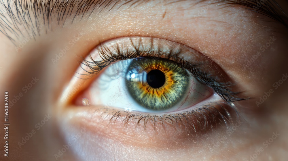 Closeup of Human Eye with Colorful Iris and Digital Technology Concept Representing Vision and Innovation Closeup of Human Eye with Colorful Iris and Digital Technology Concept Representing Vision and Innovation